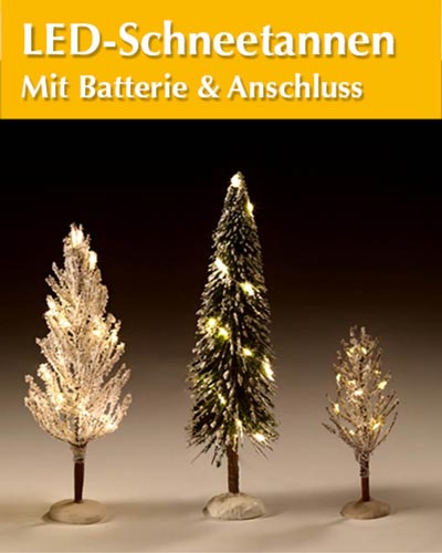 LED-Schneetannen