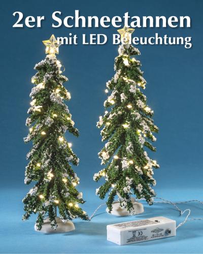 LED-Schneetannen